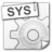 File Types sys Icon
